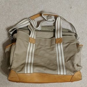 Pottery Barn Classic Diaper Bag Beach Tote, Khaki